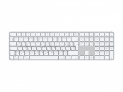 Apple Magic Keyboard with Touch ID and Numeric Keypad for Mac models with Apple silicon - Russian - White Keys