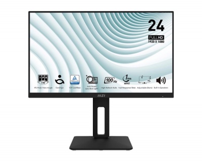 LCD Monitor|MSI|PRO MP242AP|23.8"|Business|Panel IPS|1920x1080|16:9|100Hz|1 ms|Swivel|Pivot|Height adjustable|Tilt|Colour Black|PROMP242AP