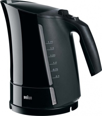 Braun | WK 300 | Standard kettle | 2200 W | 1.7 L | Plastic | 360° rotational base | Black