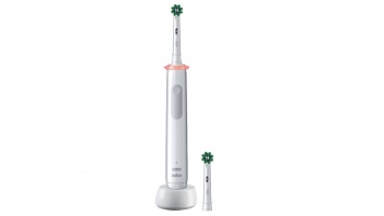 Oral-B Electric Toothbrush | Pro 3 3000 Cross Action | Rechargeable | For adults | Number of brush heads included 2 | Number of teeth brushing modes 3 | White