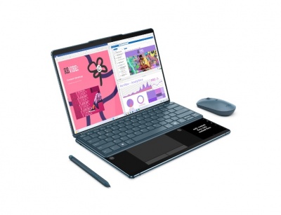 Lenovo | Yoga Book 9 13IMU9 | Tidal Teal | 13.3 " | Touchscreen | 2880 x 1800 pixels | Glossy | Intel Core i7 | 155U | 32 GB | LPDDR5x | SSD 1000 GB | Intel Graphics | Windows 11 Pro | 802.11ax | Bluetooth version 5.3 | Keyboard language English | Warrant