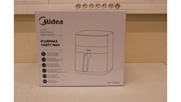 SALE OUT. Midea MF-CN65E Air fryer digital, 6.5L, Black, DAMAGED PACKAGING | Midea | Air fryer | MF-CN65E | Power 1700 W | Capacity 6.5 L | Black | UNPACKED, SCRATCHES ON TOP AND SIDE