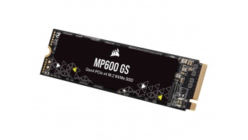 Corsair MP600 GS | 1000 GB | SSD form factor M.2 2280 | Solid-state drive interface PCIe Gen4x4 | Read speed 4800 MB/s | Write speed 3900 MB/s