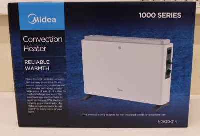 SALE OUT. Midea NDK20-21A Convection Heater, White | Midea | Heater | NDK20-21A | Convection Heater | 2000 W | Suitable for rooms up to 20 m² | White | DAMAGED PACKAGING