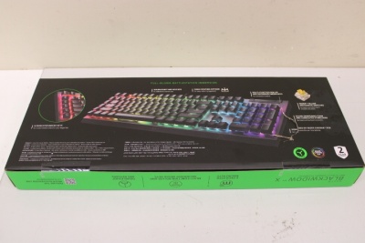 SALE OUT. Razer BlackWidow V4 X Mechanical Gaming Keyboard, Yellow Switch, US Layout, Wired, Black | Razer | Mechanical Gaming Keyboard | BlackWidow V4 X | Mechanical Gaming Keyboard | Wired | US | DAMAGED PACKAGING | Black | Yellow Mechanical Switches (L