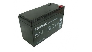 BATTERY 12V 9AH VRLA/AV9-12 T2 ACUMAX EMU