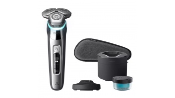 Akcija! PHILIPS Shaver series 9000 Elektroskuveklis mitrai un sausai skūšanai ar SkinIQ,