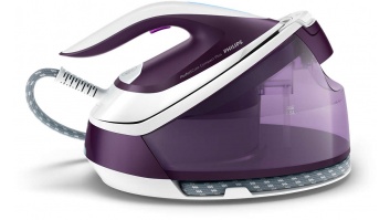 PHILIPS PerfectCare Compact Tvaika ģeneratora gludeklis (violeta)