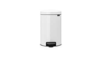 BRABANTIA atkritumu tvertne ar pedāli NewIcon, 12 l, White