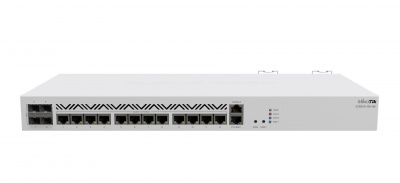 Mikrotik Cloud Core Router CCR2116-12G-4S+, 16-CORE 2 GHZ ARM CPU, 16 GB DDR4 RAM, 4x10G SFP+ ports, 13xGigabit LAN ports, 1x RJ45 Serial port, 1x M.2 slots, 16 core CPU, 16 GB RAM, Dual redundant power supply, RouterOS L6 | Cloud Core Router | CCR2116-12