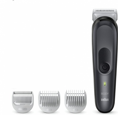 Braun | Body Groomer | BG3350 | Cordless and corded | Black/Grey