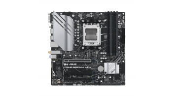 Asus | PRIME B650M-A WIFI II | Processor family AMD | Processor socket AM5 | DDR5 DIMM | Memory slots 4 | Supported hard disk drive interfaces 	SATA, M.2 | Number of SATA connectors 4 | Chipset  AMD B650 | mATX