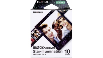 Fujifilm | Instax Square star Illumination Instant film (10pl) | 86 x 72 mm | Print Size: 86mm x 72mm, Image size: 62mm x 62mm | Quantity 10