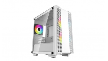 Deepcool | ARGB Micro-ATX CASE | CC360 | White | Mini-ITX / Micro-ATX | Power supply included No | ATX PS2 （maximum length: 160mm）