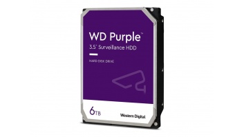 Western Digital | Hard Drive | Purple WD64PURZ | 5460 RPM | 6000 GB