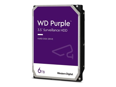 Western Digital | Hard Drive | Purple WD64PURZ | 5460 RPM | 6000 GB