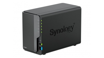 Synology | Tower NAS | DS224+ | up to 2 HDD/SSD | Intel Celeron | J4125 | Processor frequency 2.0 GHz | 2 GB | DDR4