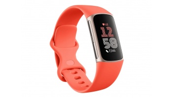 Charge 6 | Fitness tracker | NFC | Band - Coral; Case - Champagne Gold Aluminium