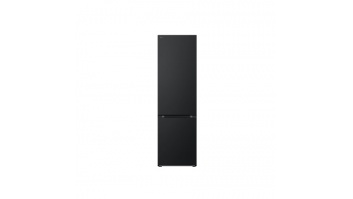 LG | Refrigerator | GBV5240CEP | Energy efficiency class C | Free standing | Combi | Height 203 cm | No Frost system | Fridge net capacity 277 L | Freezer net capacity 110 L | Display | 35 dB | Matte Black