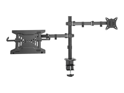 Digitus | Desk Mount | DA-90436 | Tilt, swivel, height adjustment, rotate | Maximum weight (capacity) 9 kg | Black