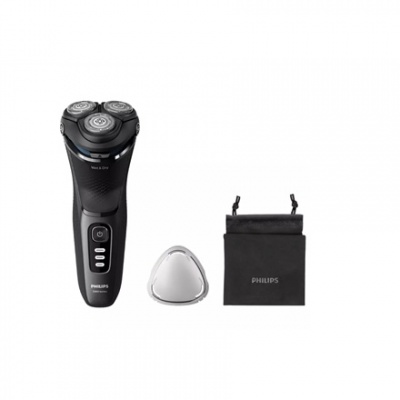 Philips | Shaver | S3244/12 | Operating time (max) 60 min | Wet & Dry | Lithium Ion | Black