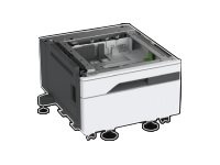 Lexmark 520-Sheet Tray with Caster Cabinet | Lexmark