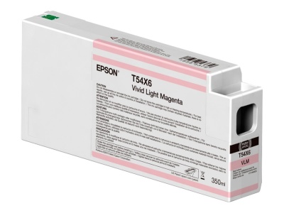 Epson Singlepack T54X60N UltraChrome HDX/HD, 350 ml | Ink Cartrige | Vivid Light Magenta