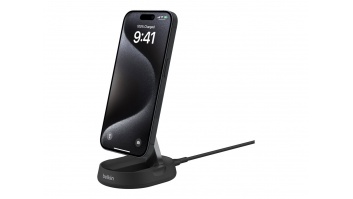 Belkin | Adjustable Wireless Magnetic Charging Station with Qi2 (15W) | WIA008vfBK