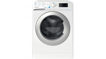 INDESIT | Washing Machine with Dryer | BDE 86436 WSV EE | Energy efficiency class A/D | Front loading | Washing capacity 8 kg | 1400 RPM | Depth 54 cm | Width 59.5 cm | LCD | Drying system | Drying capacity 6 kg | White