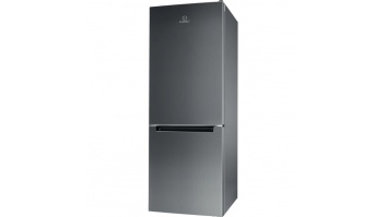 INDESIT | Refrigerator | LI6 S2E X | Energy efficiency class E | Free standing | Combi | Height 158.8 cm | Fridge net capacity 197 L | Freezer net capacity 75 L | 39 dB | Inox