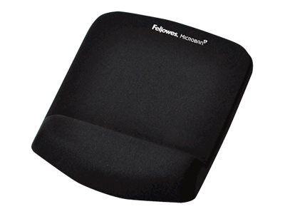 Fellowes | Mouse pad with wrist support PlushTouch | Mouse pad with wrist pillow | 238 x 184 x 25.4 mm | Black