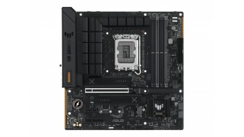 ASUS TUF GAMING B760M-PLUS WIFI II | Asus | Processor family Intel B760 | Processor socket 1 x LGA1700 Socket | 4 DIMM slots - DDR5, non-ECC, on-die ECC, unbuffered | Supported hard disk drive interfaces SATA-600 (RAID), 3 x M.2 | Number of SATA connector