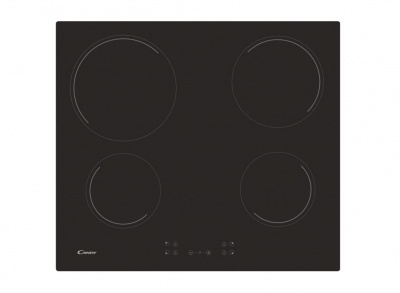 Candy | Hob | CH64CCB/4U2 | Vitroceramic | Number of burners/cooking zones 4 | Touch | Black