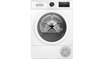 Bosch Dryer Machine with Heat Pump | WTU876IHSN | Energy efficiency class A++ | Front loading | 9 kg | LED | Depth 61.3 cm | White