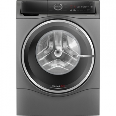 Bosch | Washing Machine | WNC254ARSN | Energy efficiency class A/D | Front loading | Washing capacity 10.5 kg | 1400 RPM | Depth 62.2 cm | Width 59.8 cm | LED | Drying system | Drying capacity 6 kg | Steam function | Dosage assistant | Grey