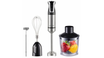 Adler | AD 4627 | Hand Blender Set | 1800 W | Number of speeds 20 | Turbo mode | Chopper | Stainless Steel/Black