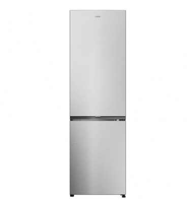 Candy Refrigerator | CNCQ2T518EX | Energy efficiency class E | Free standing | Combi | Height 182.5 cm | No Frost system | Fridge net capacity 197 L | Freezer net capacity 82 L | 38 dB | Stainless Steel