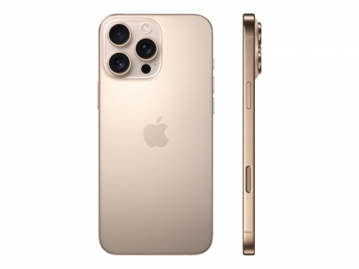 Apple iPhone 16 Pro | Desert Titanium | 6.3 " | Super Retina XDR with ProMotion | 2622 x 1206 pixels | A18 Pro | Internal RAM 8 GB | 128 GB | Dual SIM | 4G | Main camera resolution 48+12 MP | Secondary camera resolution 12 MP | iOS | 18