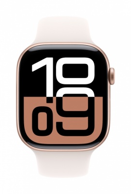 Apple Watch Series 10 | Smart watch | GPS (satellite) | Always-On Retina display | Waterproof | Rose Gold