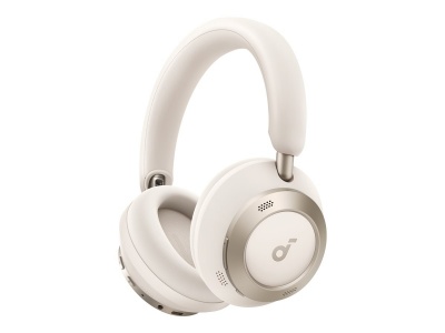 Anker Soundcore | Foldable Headphones | Space One Pro | Bluetooth | Over-ear | Microphone | Wireless | Cream White