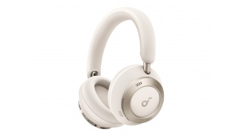 Anker Soundcore | Foldable Headphones | Space One Pro | Bluetooth | Over-ear | Microphone | Wireless | Cream White