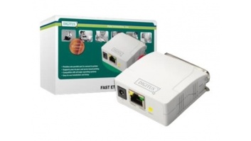 Digitus | Fast Ethernet Print Server, 1-Port 1x RJ45, 1x DB-36-pin male Centronics | DN-13001-1 | White