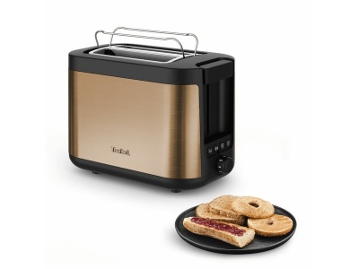 TEFAL Toaster | TT430G10 Coppertinto | Number of slots 2 | Housing material  Stainless steel | Gold