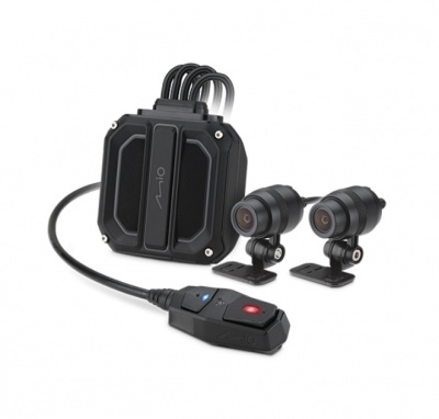 Mio | MiVue M820WD dual-lens motorcycle driving recorder | Receive five satellite GPS | Wi-Fi