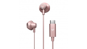 Energy Sistem Wired Earphones | EasyPods Type C | Built-in microphone | USB-C | Rose Gold