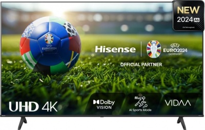 Hisense UHD Smart TV | 50A6N | 50" | Smart TV | VIDAA OS | UHD | Black