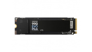 Samsung 990 EVO Plus | 4000 GB | SSD form factor M.2 2280 | Solid-state drive interface PCIe 4.0 x4/5.0 x2 NVMe 2.0 | Read speed 7250 MB/s | Write speed 6300 MB/s