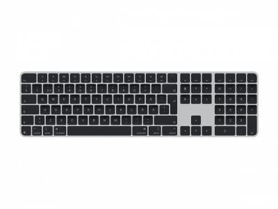 Apple Magic Keyboard with Touch ID and Numeric Keypad for Mac models with Apple silicon - Swedish - Black Keys | Apple