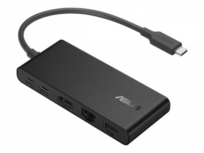 Asus Dual 4K USB-C Dock DC201 | Ethernet LAN (RJ-45) ports 1 | USB 3.0 (3.1 Gen 1) Type-C ports quantity 3 | HDMI ports quantity 1