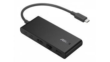 Asus Dual 4K USB-C Dock DC201 | Ethernet LAN (RJ-45) ports 1 | USB 3.0 (3.1 Gen 1) Type-C ports quantity 3 | HDMI ports quantity 1